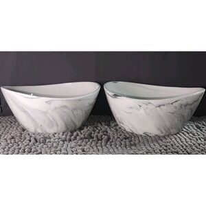 Over And Back~Arabesque Porcelain 2 Piece Matching Ramen Bowls Set